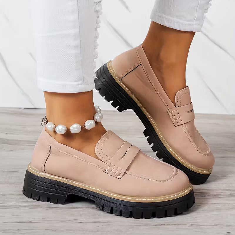 ComfortStep™ Women’s Supportive Vintage Loafers – Premium Comfort & Lightweight Walking