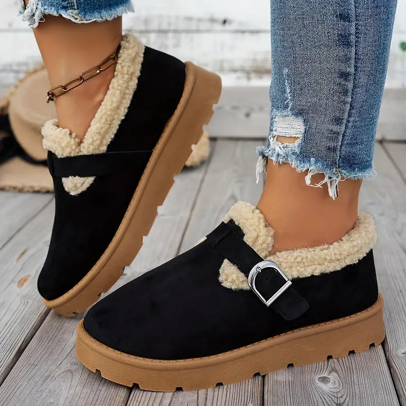 CozyStep™ Plush Winter Loafers – Warmth & Orthopedic Comfort