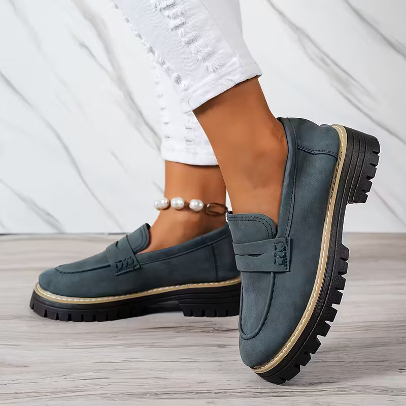 ComfortStep™ Women’s Supportive Vintage Loafers – Premium Comfort & Lightweight Walking