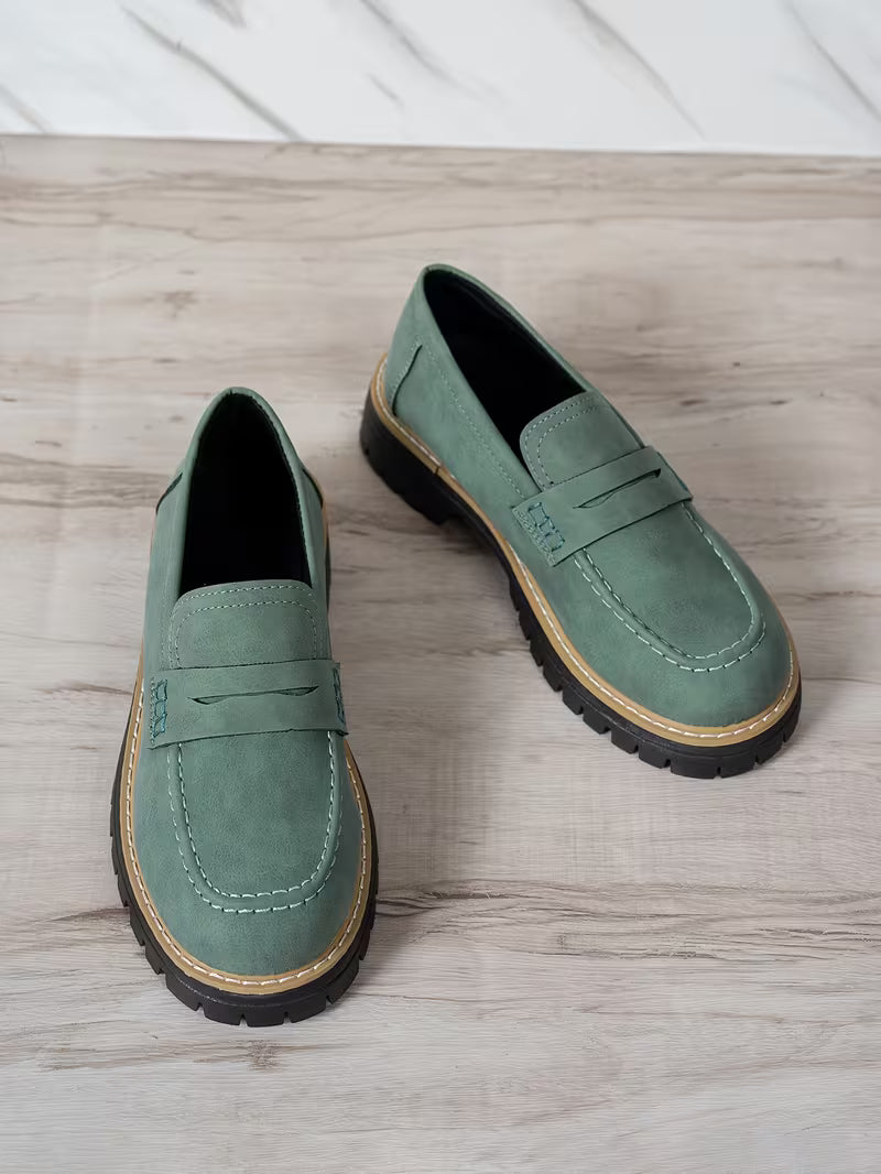 ComfortStep™ Women’s Supportive Vintage Loafers – Premium Comfort & Lightweight Walking