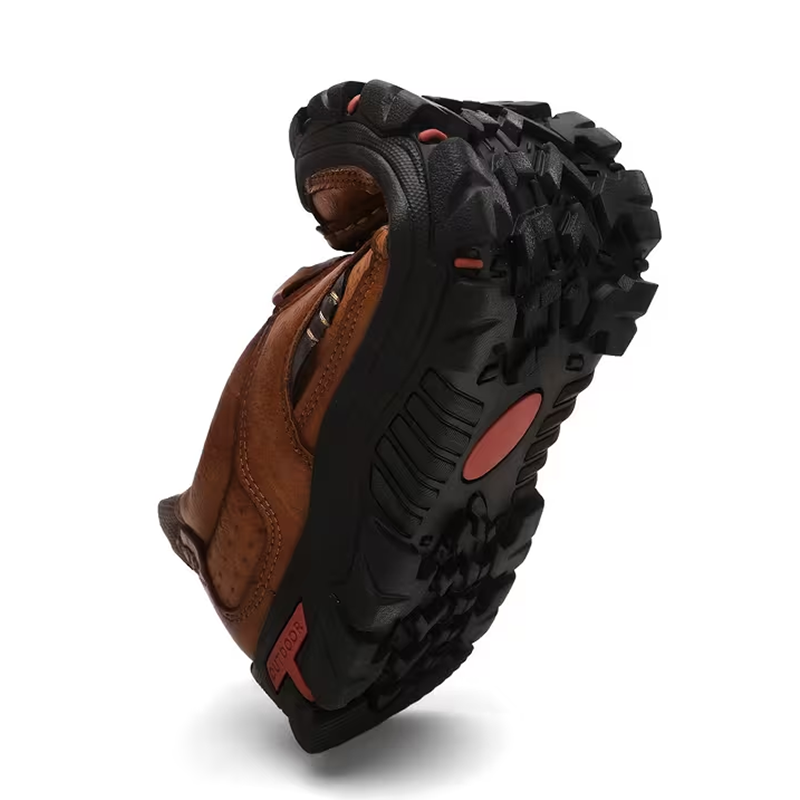 Men's Waterproof Non-Slip Leather Shoes – Soft Comfort & Orthopedic Support