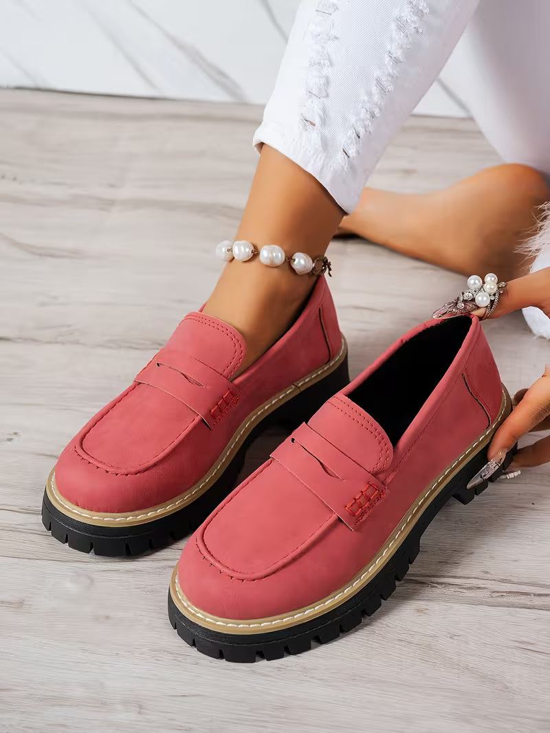 ComfortStep™ Women’s Supportive Vintage Loafers – Premium Comfort & Lightweight Walking