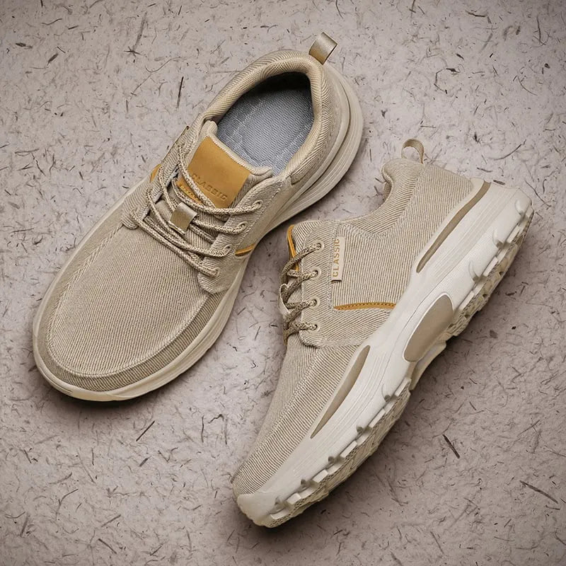 Men's Orthopedic Canvas Shoes – Lightweight, Supportive & Perfect for Outdoors
