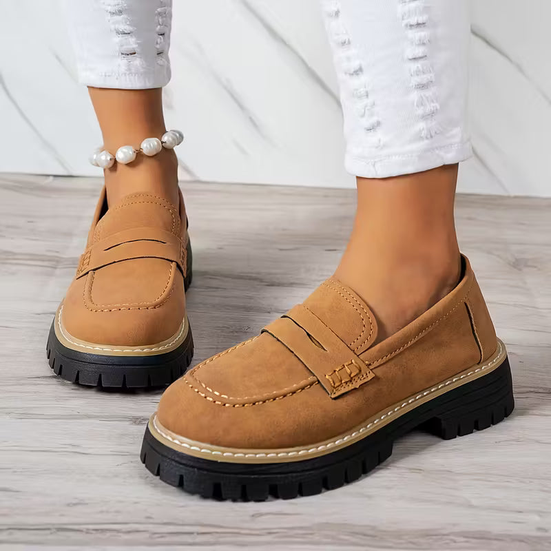 ComfortStep™ Women’s Supportive Vintage Loafers – Premium Comfort & Lightweight Walking