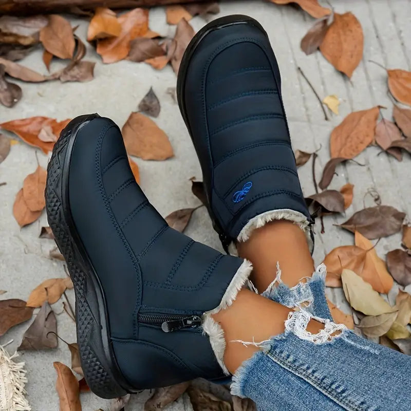 CozyWinter™ Women’s Waterproof Winter Boots – Non-Slip & Easy Zip-On