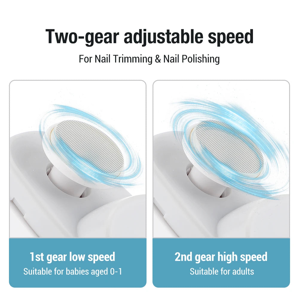 Perfect for All Ages 👵👶 3-in-1 Automatic Electric Nail Clipper with Polishing - 🌟Safe & Convenient🌟